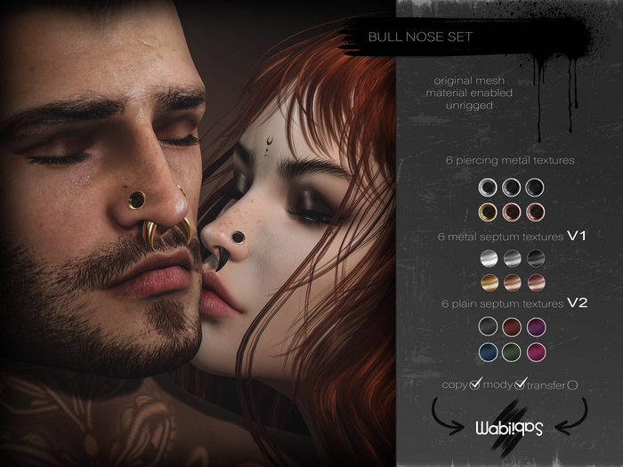 Second Life Marketplace - [WS] Bull Nose Set V1